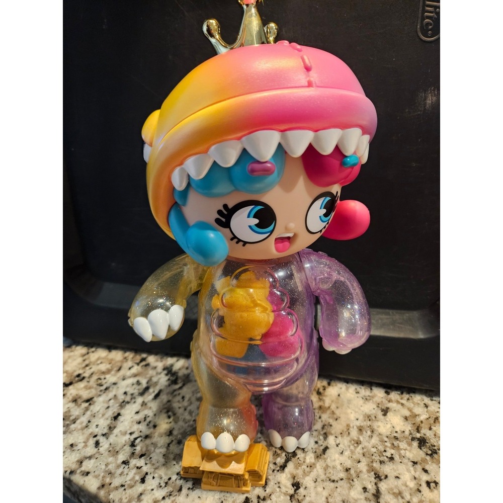 Rainbow girl character decor anime dino dinosaur thing